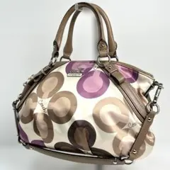 Coach Poppy Signature Shoulder Bag