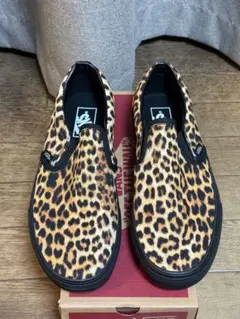 VANS V98M-SPOT ヒョウ柄 スリッポン 9.5 - メルカリ