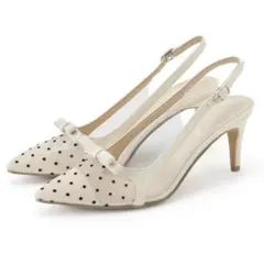 GRL リボンドット柄メッシュパンプス 23cm 未使用