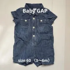 GAP デニムロンパース 3-6ヶ月