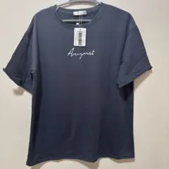 LACE LADIES ネイビー 半袖Tシャツ XLのサムネイル