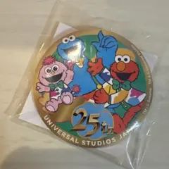 USJ 25周年 エルモ 缶バッジ