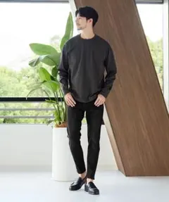 beauty&youth ブラックデニム　スリムフィット