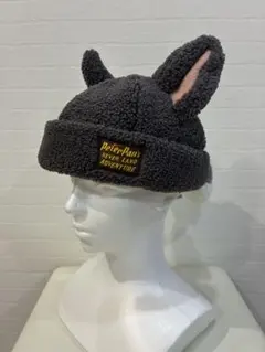 東京ディズニーファンキャップ Peter Pan 耳付きグレー帽子