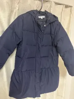 GLOBAL WORK ネイビー ダウンコート XXL