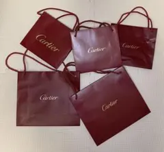 Cartier カルティエ ショッパー ショップ袋 小 中 5枚セット