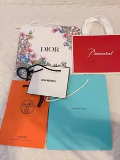 美品☆小さいサイズのブランド紙袋5点セット☆ブランドショッパー