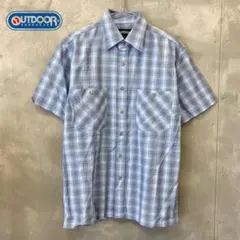 outdoor オンブレ チェックシャツ アウトドアのサムネイル
