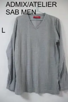 本日限り特価プロフ必ADMIX/ATELIER SAB MENVカットソー良品L