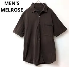 MEN'S MELROSE ポロシャツ ブラウン サイズ3 メンズメルローズのサムネイル