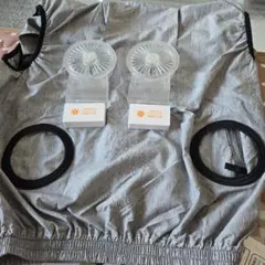 空調服グレーLLサイズEF Wear Complete Set +予備ベスト1枚 - メルカリ