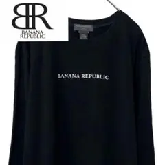 BANANA REPUBLIC 長袖Tシャツ ロンT バナナリパブリック 黒