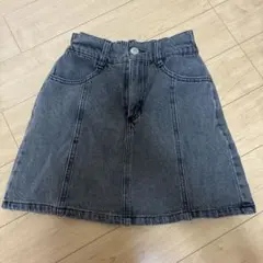 Lovetoxic 台形スカパン　グレー　140