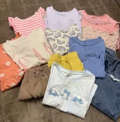 女の子 110〜130 夏服 13点まとめ売り ワンピ Tシャツ