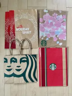 【美品】スターバックス 季節限定デザイン含 紙袋10枚セット