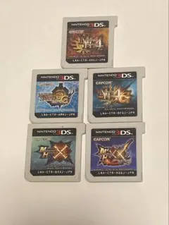 モンスターハンター4/クロス/ダブルクロス他 5本セット