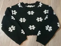ブランシェス　花柄ニット　S
