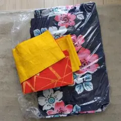 花柄浴衣・帯セット