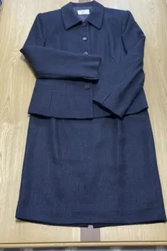 レディース　セレモニースーツ　ジャケット　スカート　11号　ネイビー