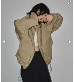 TODAYFUL Zip Blousonブルゾン　カーキ　38