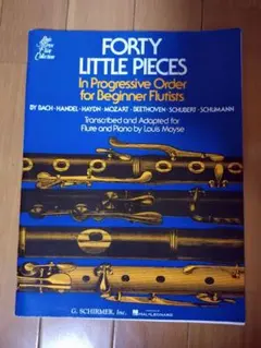 40 Little Pieces モイーズ フルート ピアノ伴奏付 楽譜
