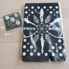 GLAY WHITE ROAD タオル おまけ(ONE LOVE缶バッジ)付きのサムネイル