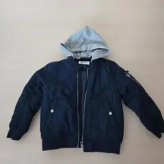 H&M ネイビー フード付きジャケット