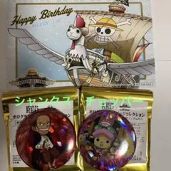 ワンピース  FILM RED ホログラムキャラバッジ　シャンクス　チョッパー