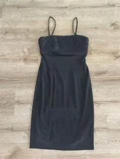 カルバンクライン　フォーマル　ブラックノースリーブタイトワンピース