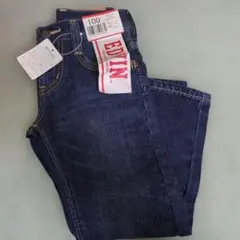 EDWIN ダークブルーデニムパンツ 100