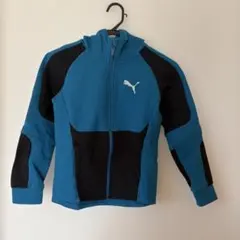 PUMA 青黒 パーカー 160