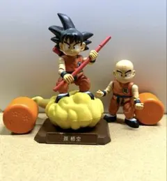 ドラゴンボール　可動式　フィギュア　孫悟空　クリリン