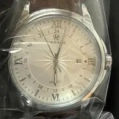 新品 PABLO RAEZ メンズ 腕時計 クォーツ ブラウン