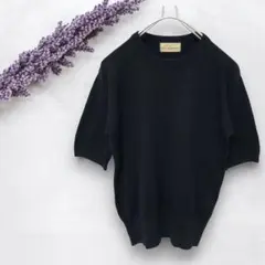 ワールド✨️高品質クルーネックニット　ピュアカシミア100% シンプル