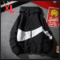 マウンテンパーカー　XL ブラック　メンズ　ランニング　ウインドブレーカー