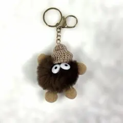 ふわふわ毛のキャラクターキーホルダー 未使用のサムネイル