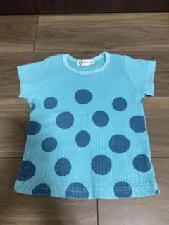 CROISSANCE BEBE 水色ドット Tシャツ 80のサムネイル