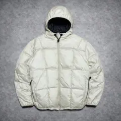 old eddie bauer クリーム　ダウンジャケット　古着 90s