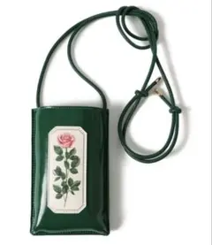 ルルメリーのスマホショルダー グリーン 緑