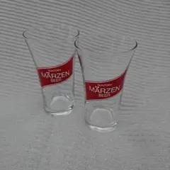 ガラスコップ　サントリーMARZEN BEER　2個セット　非売品