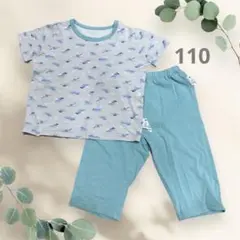 ユニクロ 動物柄パジャマ上下セット 110cm