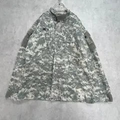 ACU　デジタルカモ　コンバットジャケット　カモフラ　古着　迷彩柄　カーキ　M