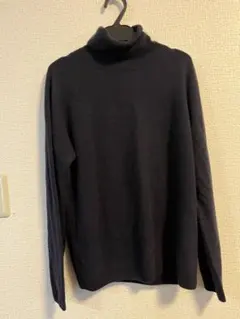 UNIQLO カシミアタートルネック　ネイビー