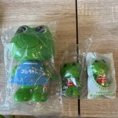 미개봉 비매품 ★コロちゃん・ケロちゃんソフビフィギュア 3体