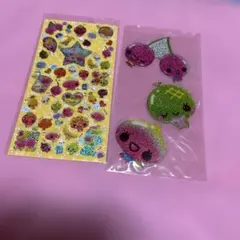 平成レトロ☆かわいいくだものシール☆みっくすじゅーす