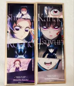 胡蝶しのぶ　栗花落カナヲ　コレクションフェイスカード　鬼滅の刃