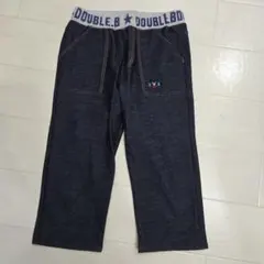 DOUBLE.B ストレートパンツ 130cm ダークブルー