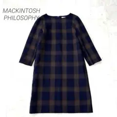 MACKINTOSH PHILOSOPHY★ウールチェックワンピース