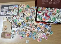 使用済み切手　日本　記念切手　外国切手　普通切手　証券切手　まとめ売り