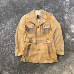 y2k 60s EUROPE CRAFTレザージャケット archive Lのサムネイル